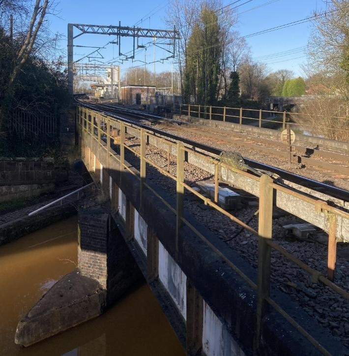 Kidsgrove Station and the Trent and Mersey Canal, close to the scene of the entombment of young James Condliff